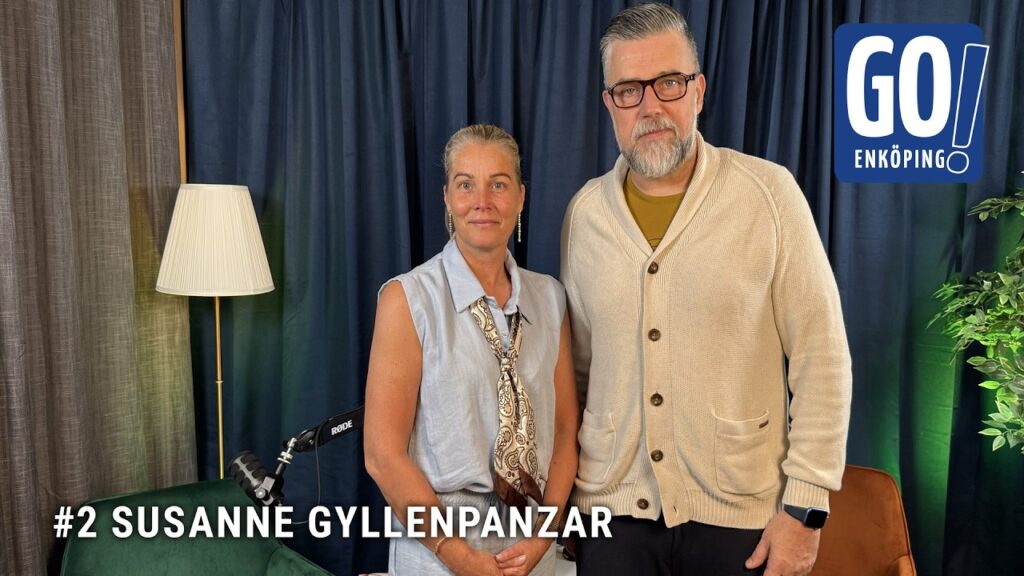Susanne Gyllenpanzar, gäst i GO! Enköpings intervjuserie