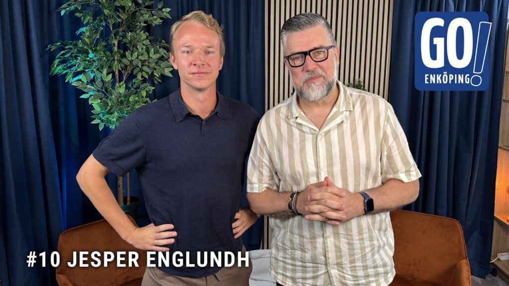 Jesper Englundh, gäst i GO! Enköpings intervjuserie
